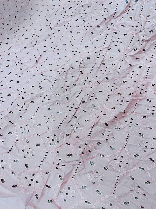 Cut Piece SALE- Premium Designer HAKUBA CHIKANKARI FABRICS IN SALE - Cut SIZE (1.60) METER