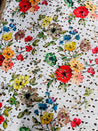 Cut Piece SALE- Premium Designer HAKUBA CHIKANKARI FABRICS IN SALE - Cut SIZE (0.50) METER