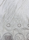 Cut Piece SALE- Premium Designer HAKUBA CHIKANKARI FABRICS IN SALE - Cut SIZE (1) METER