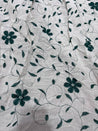 Cut Piece SALE- Premium Designer HAKUBA CHIKANKARI FABRICS IN SALE - Cut SIZE (1.50) METER