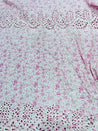 Cut Piece SALE- Premium Designer HAKUBA CHIKANKARI FABRICS IN SALE - Cut SIZE (1.50) METER