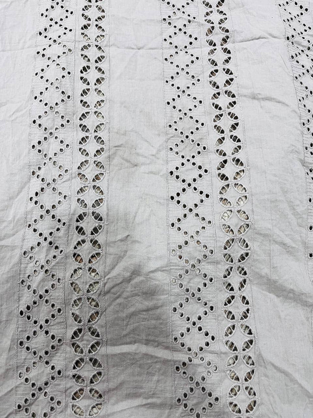 Cut Piece SALE- Premium Designer HAKUBA CHIKANKARI FABRICS IN SALE - Cut SIZE (1) METER