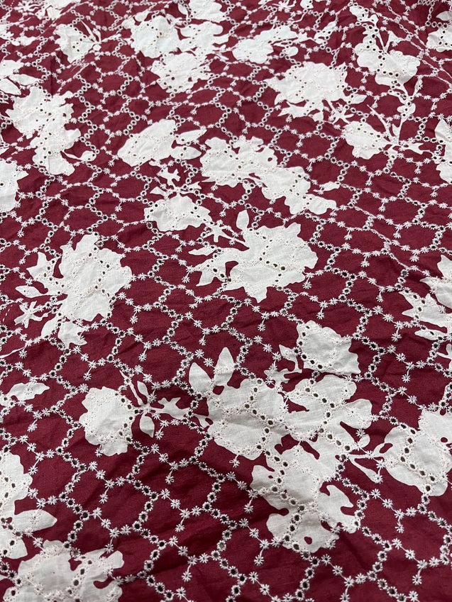 Cut Piece SALE- Premium Designer HAKUBA CHIKANKARI FABRICS IN SALE - Cut SIZE (1.60) METER