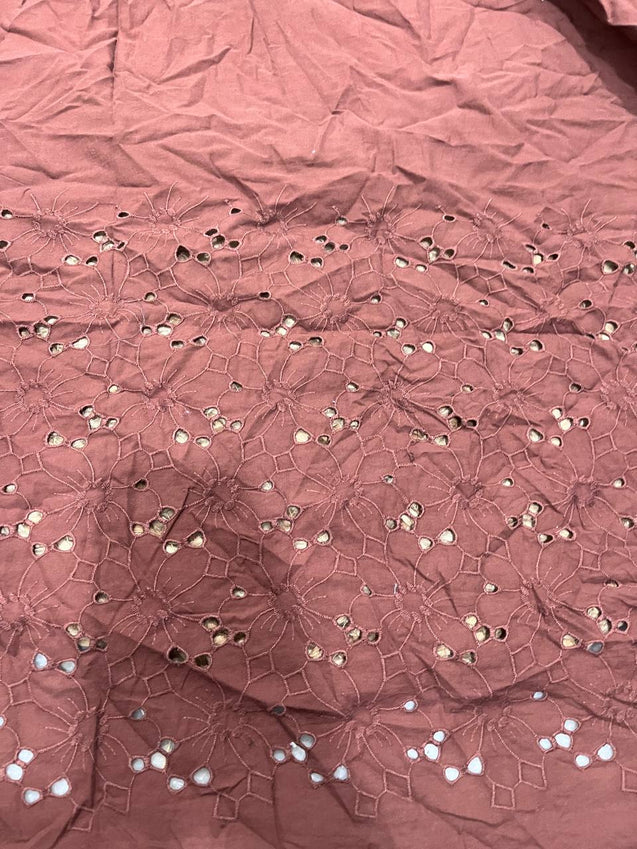 Cut Piece SALE- Premium Designer HAKUBA CHIKANKARI FABRICS IN SALE - Cut SIZE (3.40) METER