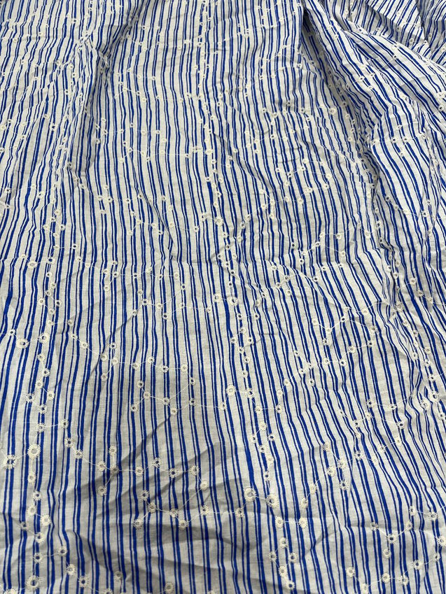 Cut Piece SALE- Premium Designer HAKUBA CHIKANKARI FABRICS IN SALE - Cut SIZE (2) METER