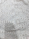 Cut Piece SALE- Premium Designer HAKUBA CHIKANKARI FABRICS IN SALE - Cut SIZE (1) METER