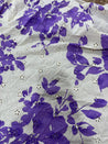 Cut Piece SALE- Premium Designer HAKUBA CHIKANKARI FABRICS IN SALE - Cut SIZE (1) METER