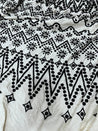 Cut Piece SALE- Premium Designer HAKUBA CHIKANKARI FABRICS IN SALE - Cut SIZE (2) METER