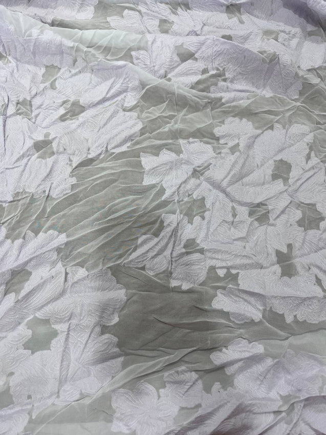 Cut Piece SALE- Premium Designer HAKUBA CHIKANKARI FABRICS IN SALE - Cut SIZE (2.20) METER