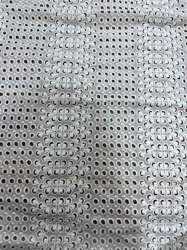 Cut Piece SALE- Premium Designer HAKUBA CHIKANKARI FABRICS IN SALE - Cut SIZE (0.50) METER