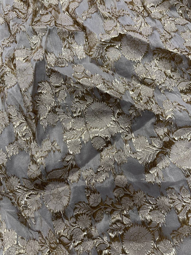 Cut Piece SALE- Premium Designer HAKUBA CHIKANKARI FABRICS IN SALE - Cut SIZE (1.75) METER