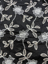 Cut Piece SALE- Premium Designer HAKUBA CHIKANKARI FABRICS IN SALE - Cut SIZE (1) METER