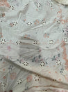 Cut Piece SALE- Premium Designer HAKUBA CHIKANKARI FABRICS IN SALE - Cut SIZE (2) METER