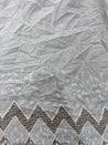 Cut Piece SALE- Premium Designer HAKUBA CHIKANKARI FABRICS IN SALE - Cut SIZE (2.25) METER