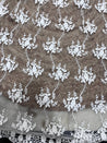 Cut Piece SALE- Premium Designer HAKUBA CHIKANKARI FABRICS IN SALE - Cut SIZE (2.75) METER