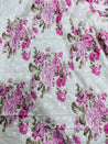 Cut Piece SALE- Premium Designer HAKUBA CHIKANKARI FABRICS IN SALE - Cut SIZE (1.50) METER