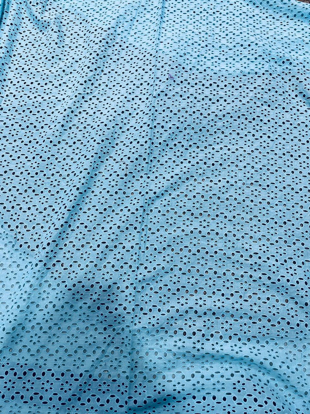 Cut Piece SALE- Premium Designer HAKUBA CHIKANKARI FABRICS IN SALE - Cut SIZE (2.90) METER