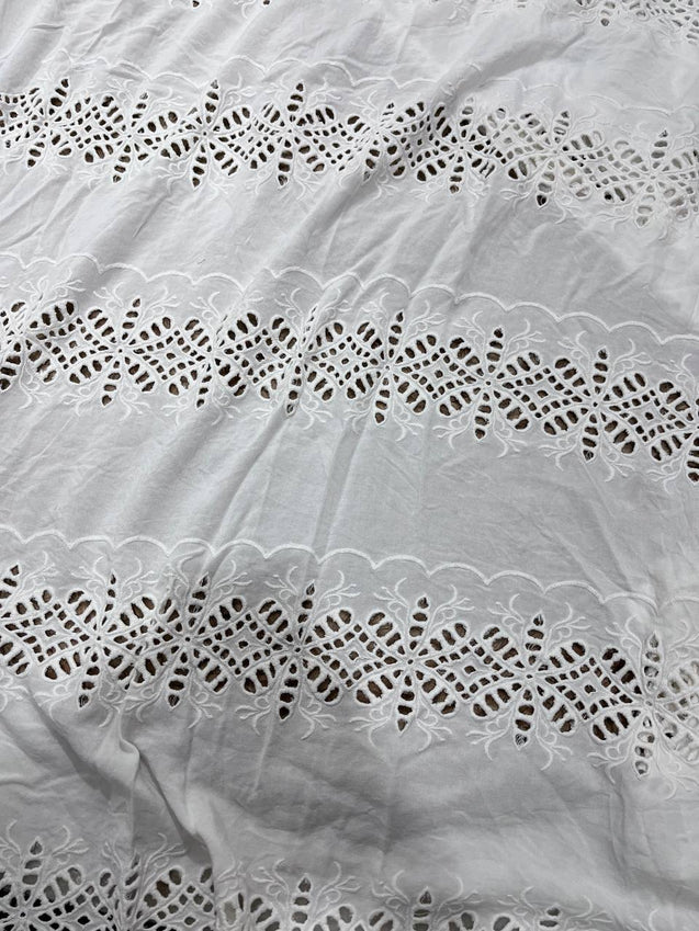 Cut Piece SALE- Premium Designer HAKUBA CHIKANKARI FABRICS IN SALE - Cut SIZE (2.50) METER