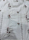 Cut Piece SALE- Premium Designer HAKUBA CHIKANKARI FABRICS IN SALE - Cut SIZE (2.30) METER