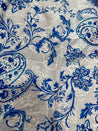 Cut Piece SALE- Premium Designer HAKUBA CHIKANKARI FABRICS IN SALE - Cut SIZE (1) METER