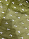 Cut Piece SALE- Premium Designer HAKUBA CHIKANKARI FABRICS IN SALE - Cut SIZE (1.60) METER