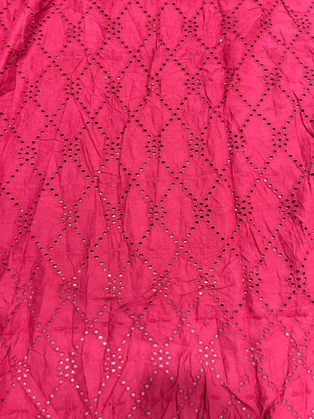 Cut Piece SALE- Premium Designer HAKUBA CHIKANKARI FABRICS IN SALE - Cut SIZE (2.25) METER