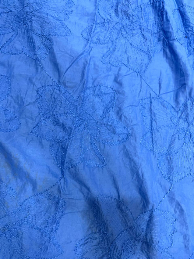 Cut Piece SALE- Premium Designer HAKUBA CHIKANKARI FABRICS IN SALE - Cut SIZE (2) METER