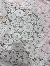 Cut Piece SALE- Premium Designer HAKUBA CHIKANKARI FABRICS IN SALE - Cut SIZE (2.30) METER