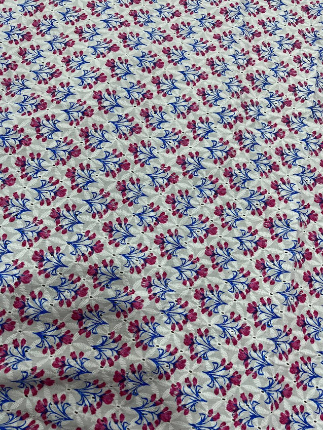 Cut Piece SALE- Premium Designer HAKUBA CHIKANKARI FABRICS IN SALE - Cut SIZE (1.70) METER