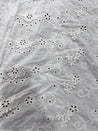 Cut Piece SALE- Premium Designer HAKUBA CHIKANKARI FABRICS IN SALE - Cut SIZE (0.80) METER