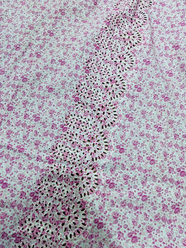 Cut Piece SALE- Premium Designer HAKUBA CHIKANKARI FABRICS IN SALE - Cut SIZE (0.80) METER