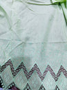 Cut Piece SALE- Premium Designer HAKUBA CHIKANKARI FABRICS IN SALE - Cut SIZE (2.25) METER