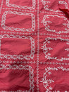 Cut Piece SALE- Premium Designer HAKUBA CHIKANKARI FABRICS IN SALE - Cut SIZE (0.75) METER