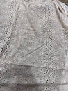 Cut Piece SALE- Premium Designer HAKUBA CHIKANKARI FABRICS IN SALE - Cut SIZE (1) METER