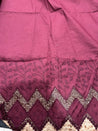 Cut Piece SALE- Premium Designer HAKUBA CHIKANKARI FABRICS IN SALE - Cut SIZE (1.25) METER