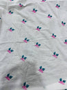 Cut Piece SALE- Premium Designer HAKUBA CHIKANKARI FABRICS IN SALE - Cut SIZE (3.60) METER