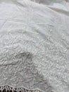 Cut Piece SALE- Premium Designer HAKUBA CHIKANKARI FABRICS IN SALE - Cut SIZE (1) METER