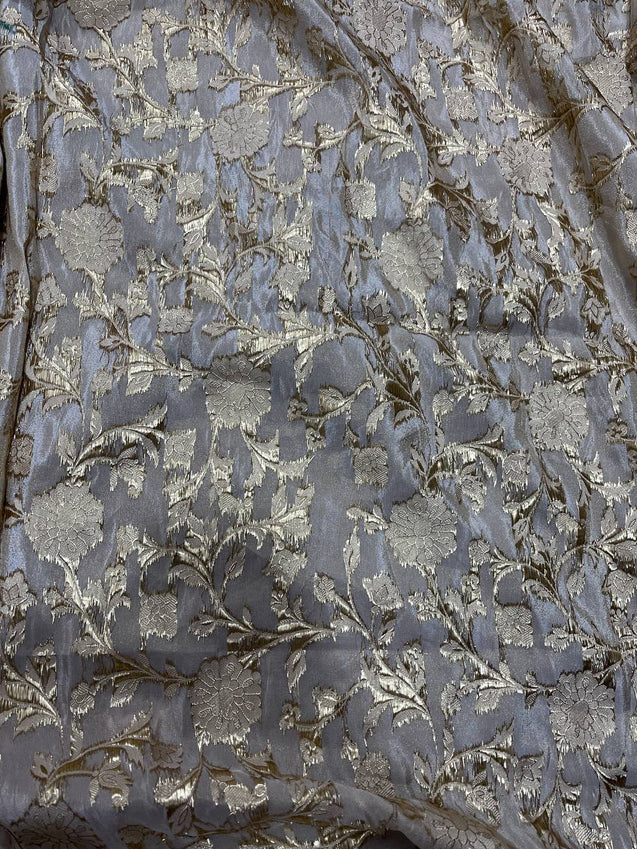 Cut Piece SALE- Premium Designer HAKUBA CHIKANKARI FABRICS IN SALE - Cut SIZE (2.50) METER