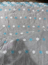 Cut Piece SALE- Premium Designer HAKUBA CHIKANKARI FABRICS IN SALE - Cut SIZE (2.45) METER