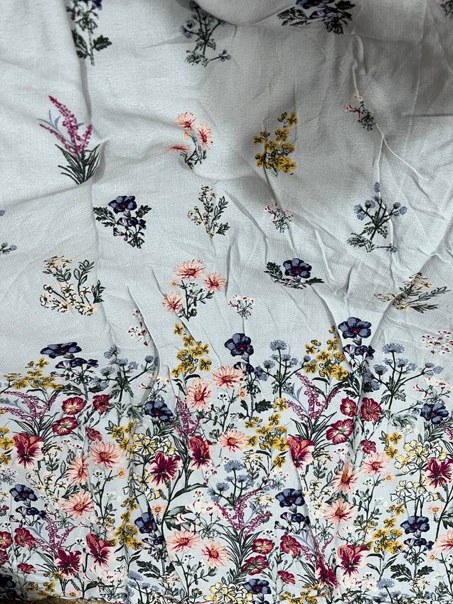 Cut Piece SALE- Premium Designer HAKUBA CHIKANKARI FABRICS IN SALE - Cut SIZE (2.40) METER