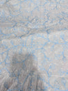 Cut Piece SALE- Premium Designer HAKUBA CHIKANKARI FABRICS IN SALE - Cut SIZE (1.80) METER