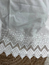 Cut Piece SALE- Premium Designer HAKUBA CHIKANKARI FABRICS IN SALE - Cut SIZE (2.40) METER