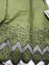 Cut Piece SALE- Premium Designer HAKUBA CHIKANKARI FABRICS IN SALE - Cut SIZE (1) METER