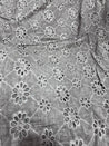 Cut Piece SALE- Premium Designer HAKUBA CHIKANKARI FABRICS IN SALE - Cut SIZE (2) METER