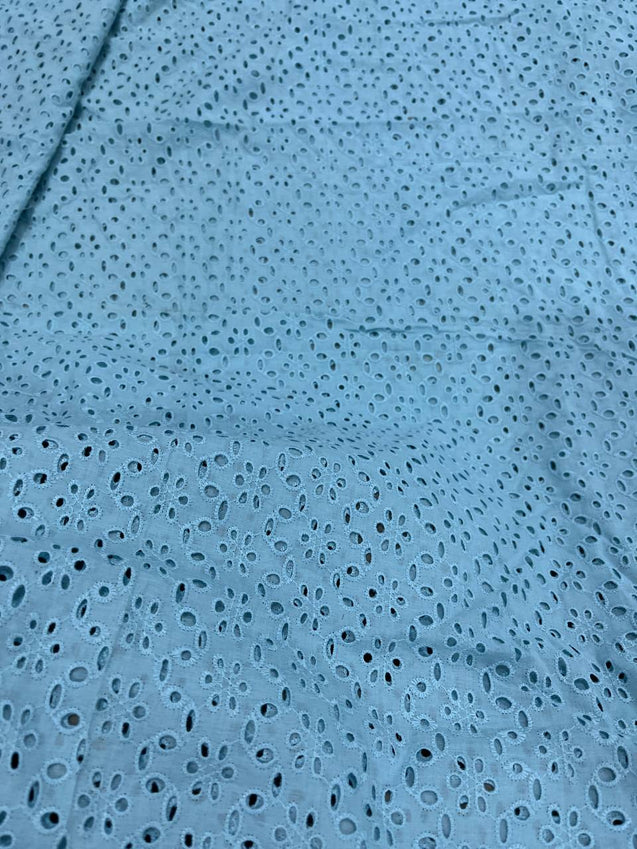 Cut Piece SALE- Premium Designer HAKUBA CHIKANKARI FABRICS IN SALE - Cut SIZE (1.80) METER