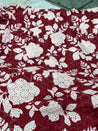 Cut Piece SALE- Premium Designer HAKUBA CHIKANKARI FABRICS IN SALE - Cut SIZE (1.5) METER