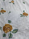 Cut Piece SALE- Premium Designer HAKUBA CHIKANKARI FABRICS IN SALE - Cut SIZE (0.85) METER
