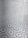 Cut Piece SALE- Premium Designer HAKUBA CHIKANKARI FABRICS IN SALE - Cut SIZE (1.15) METER