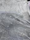 Cut Piece SALE- Premium Designer HAKUBA CHIKANKARI FABRICS IN SALE - Cut SIZE (1) METER