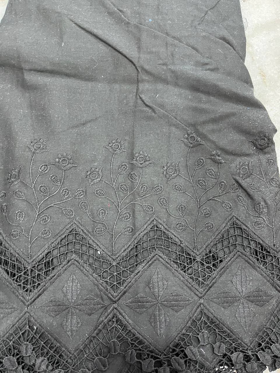 Cut Piece SALE- Premium Designer HAKUBA CHIKANKARI FABRICS IN SALE - Cut SIZE (2.25) METER
